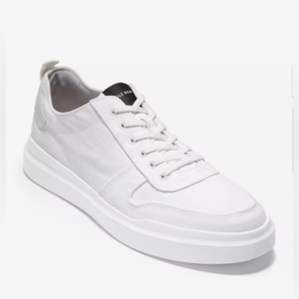 Cole Haan White Canvas Sneakers